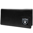 Las Vegas Raiders Leather Checkbook Cover